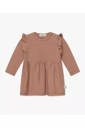 60% discount on brown knit dress.