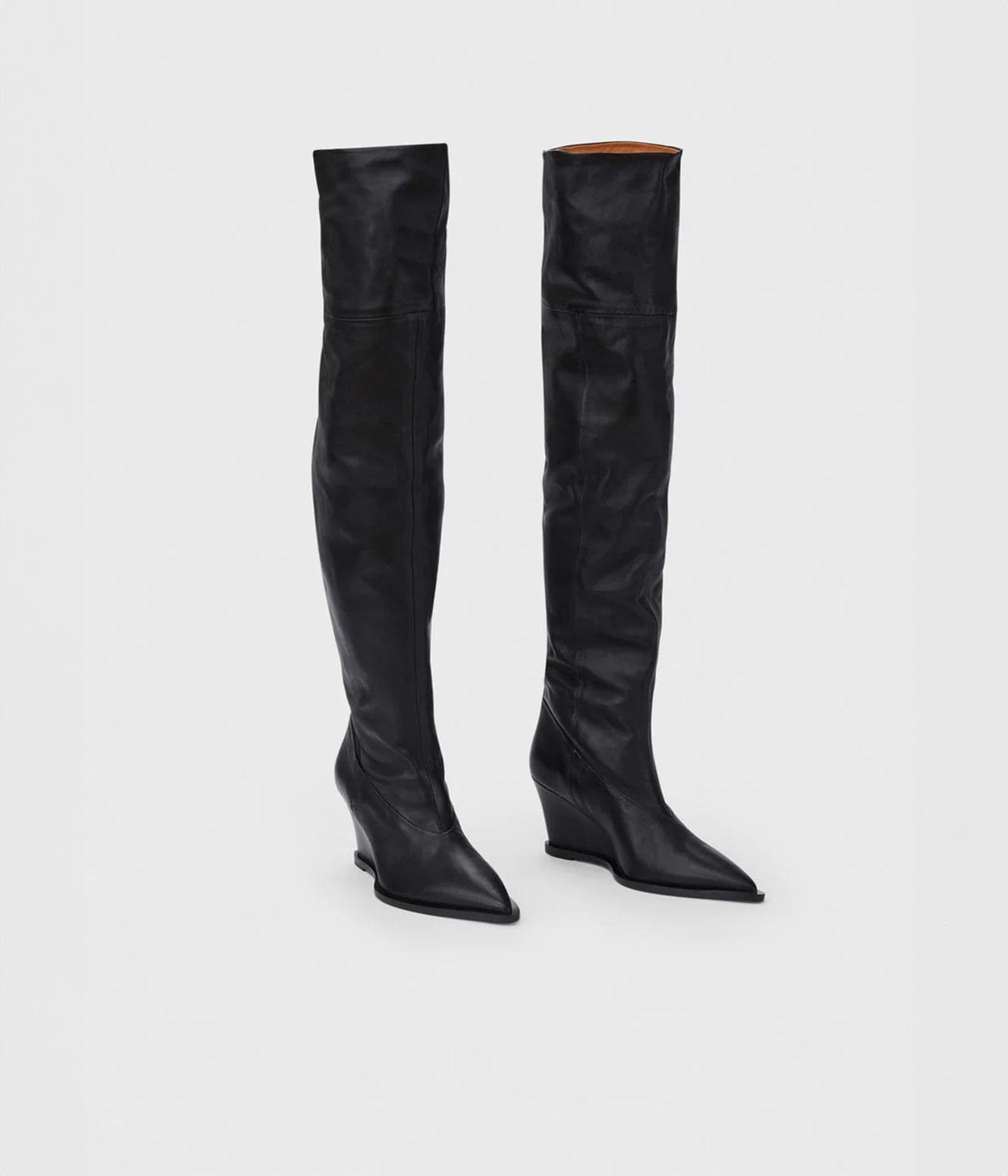 Ailano black long boots