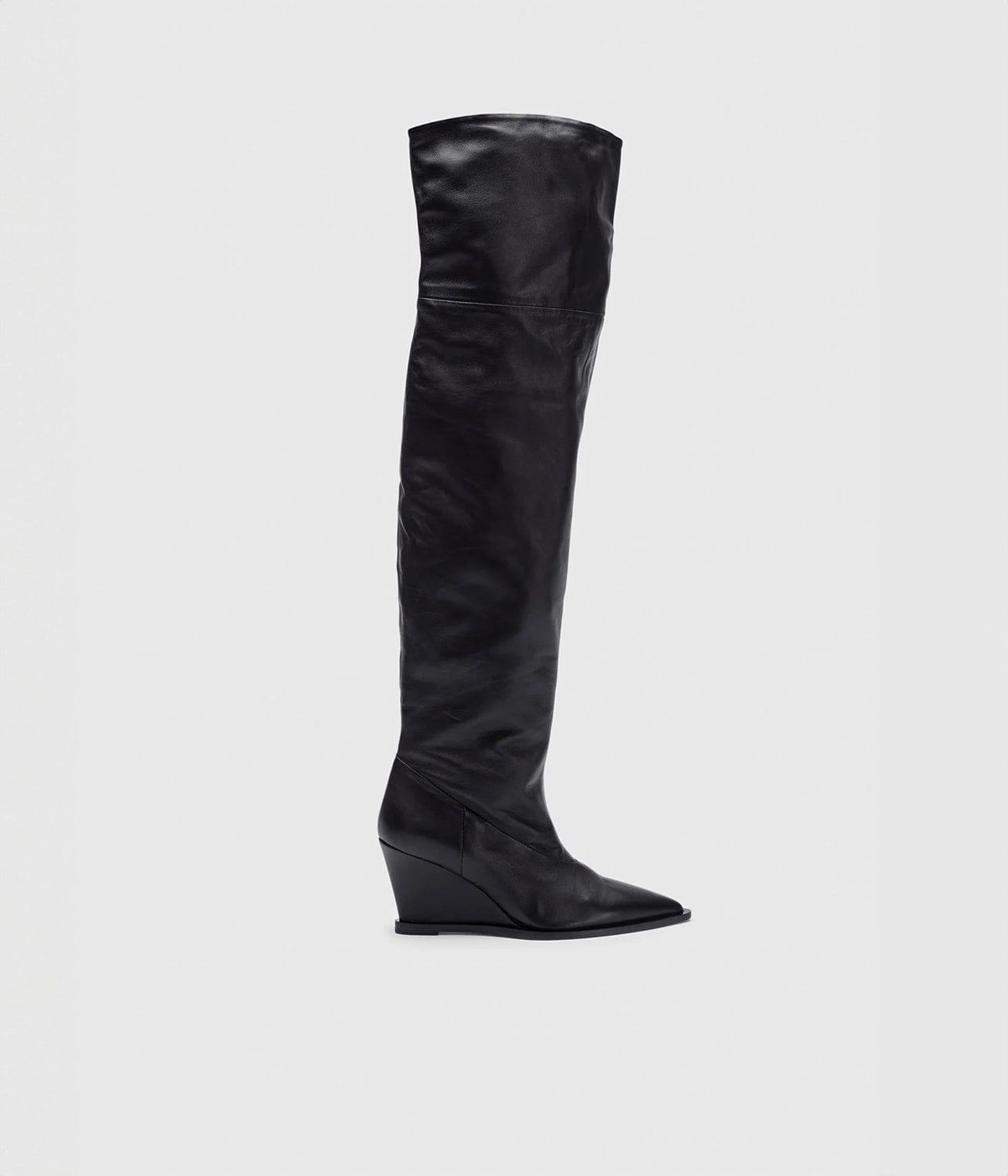 Ailano black long boots