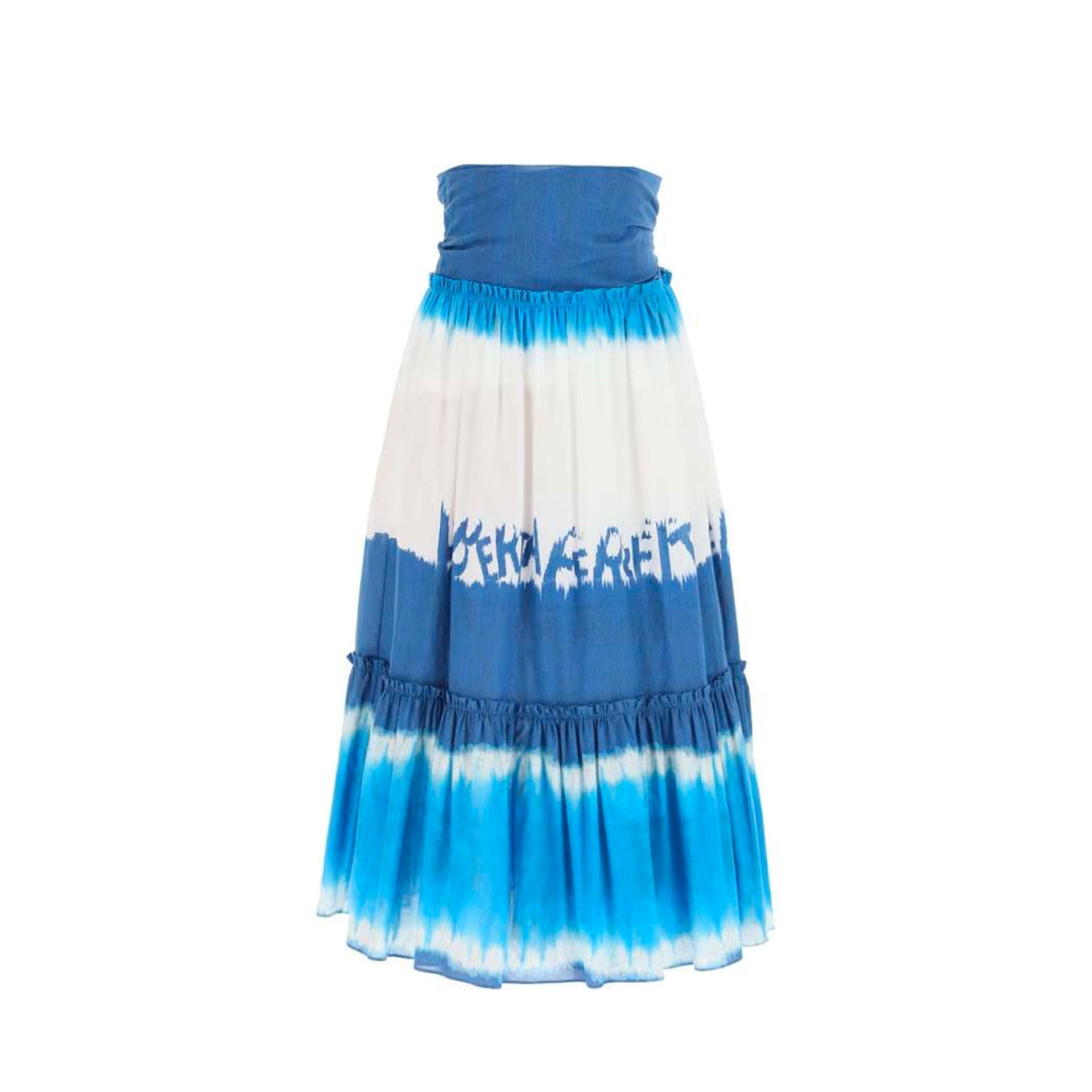 Alberta Ferretti midi skirt tie-dye