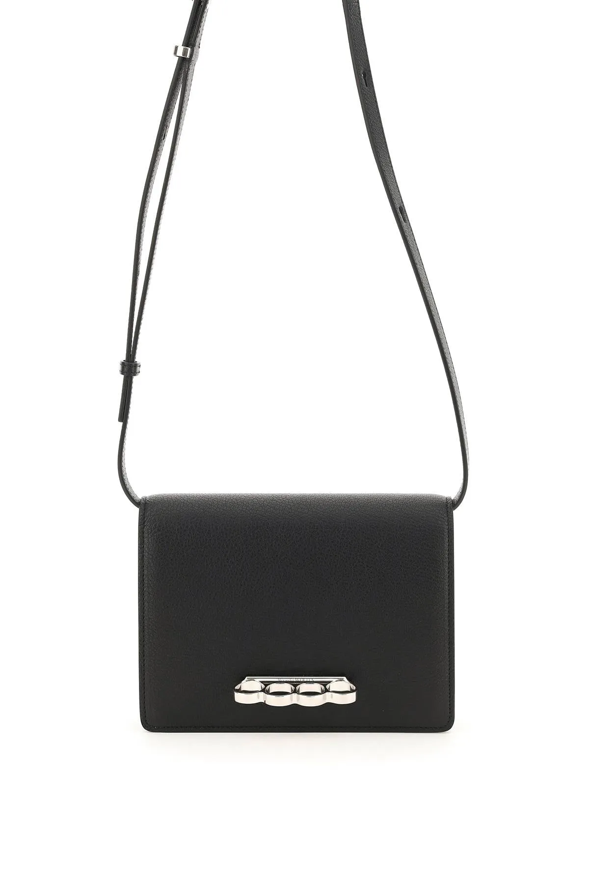 Alexander McQueen Shoulder Bag - Four Ring Foldover Top
