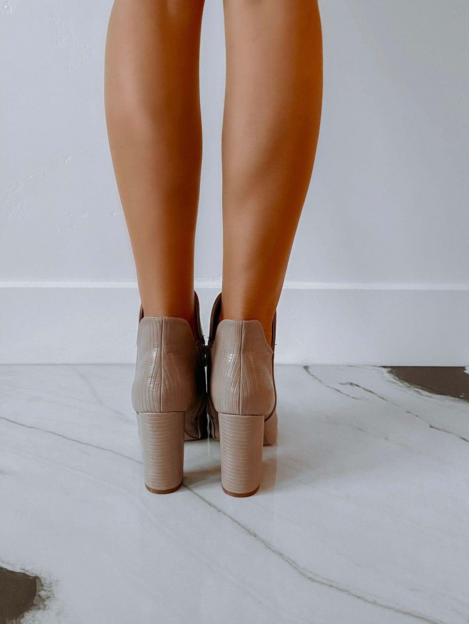 Alice Taupe Booties