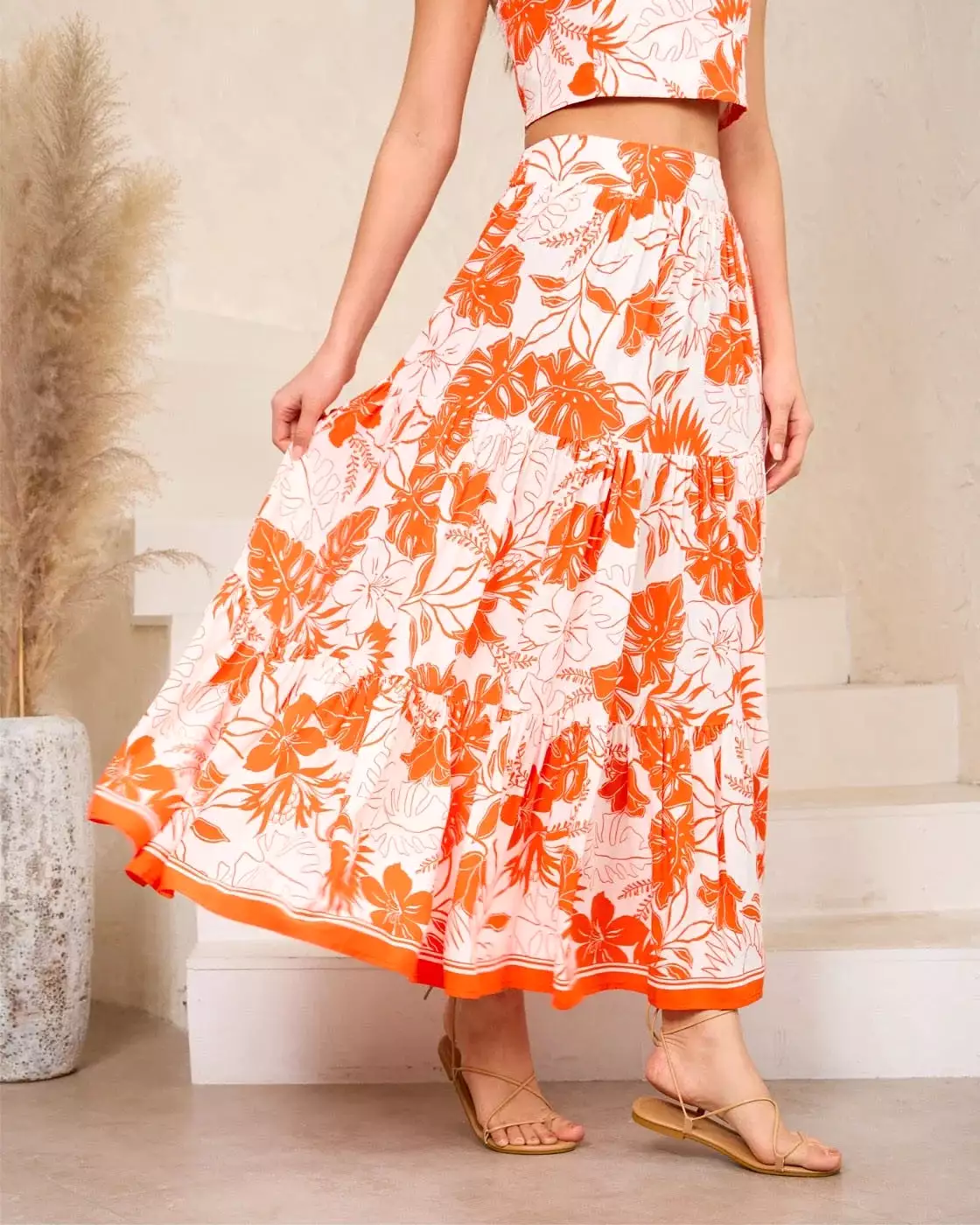 Angelique Maxi Skirt - Paradise - Shop Now