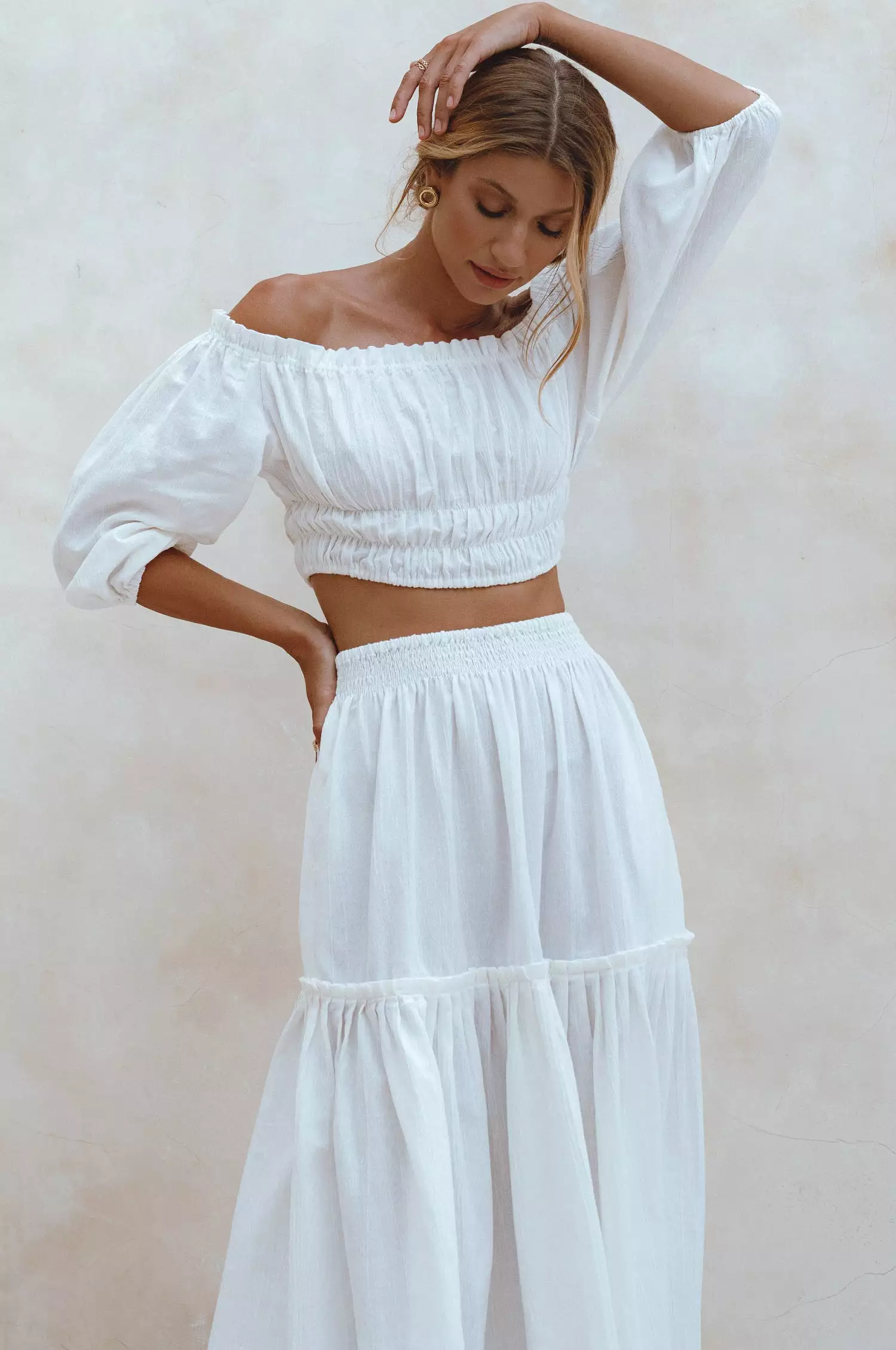 Annabelle Linen Maxi Skirt