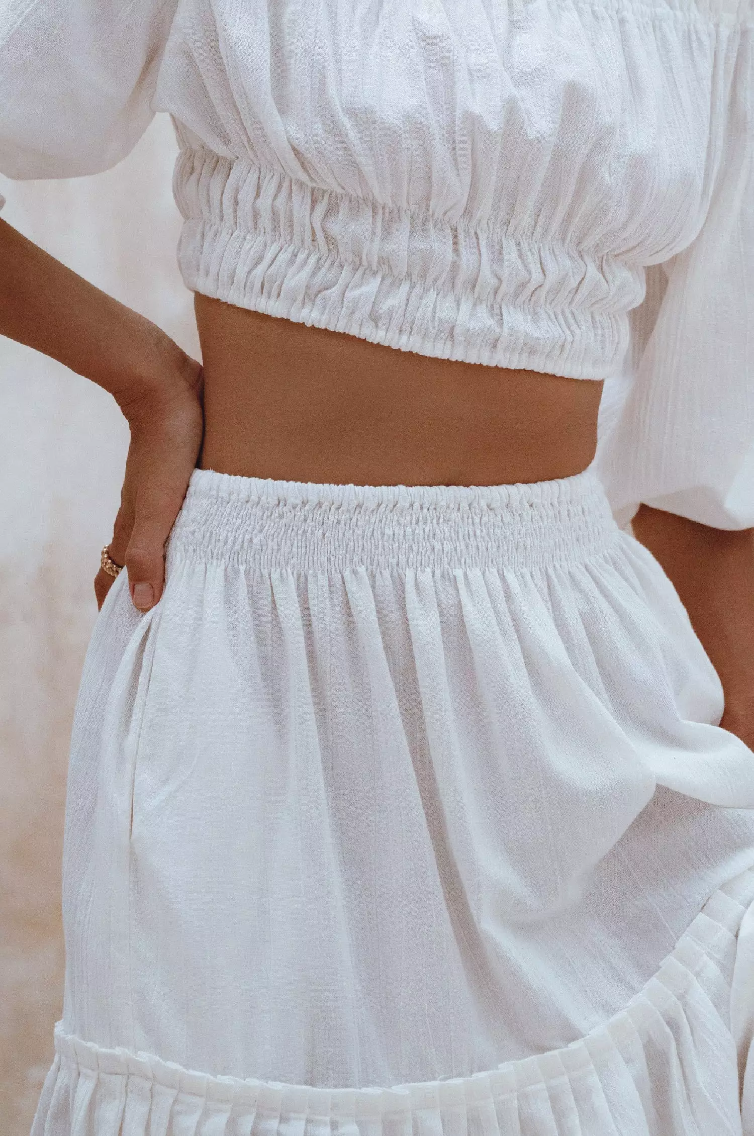 Annabelle Linen Maxi Skirt