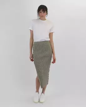 Ashton Nougat Multi Midi Skirt