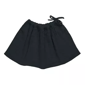 Ava Midi Skirt, Charcoal Gray