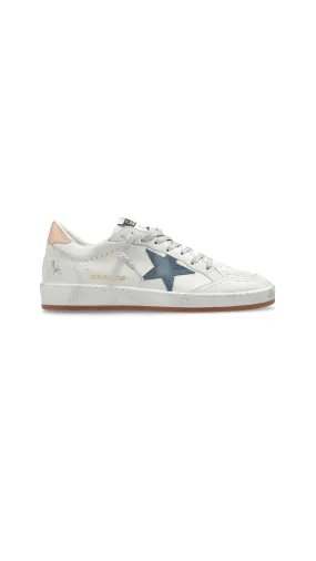 Ball Star Sneakers - White/Pink/Blue