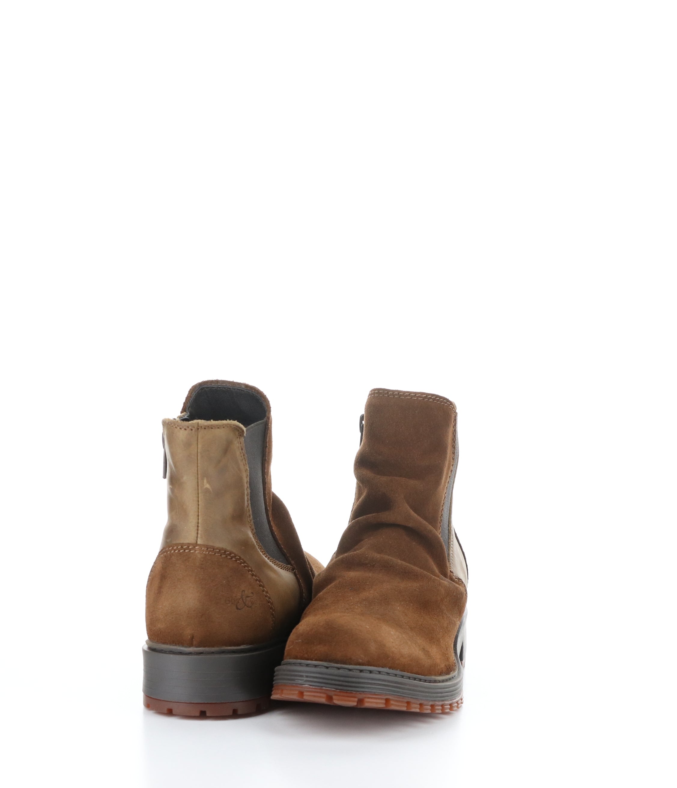 BARB REDWOOD/CAMEL Stretchable Boots