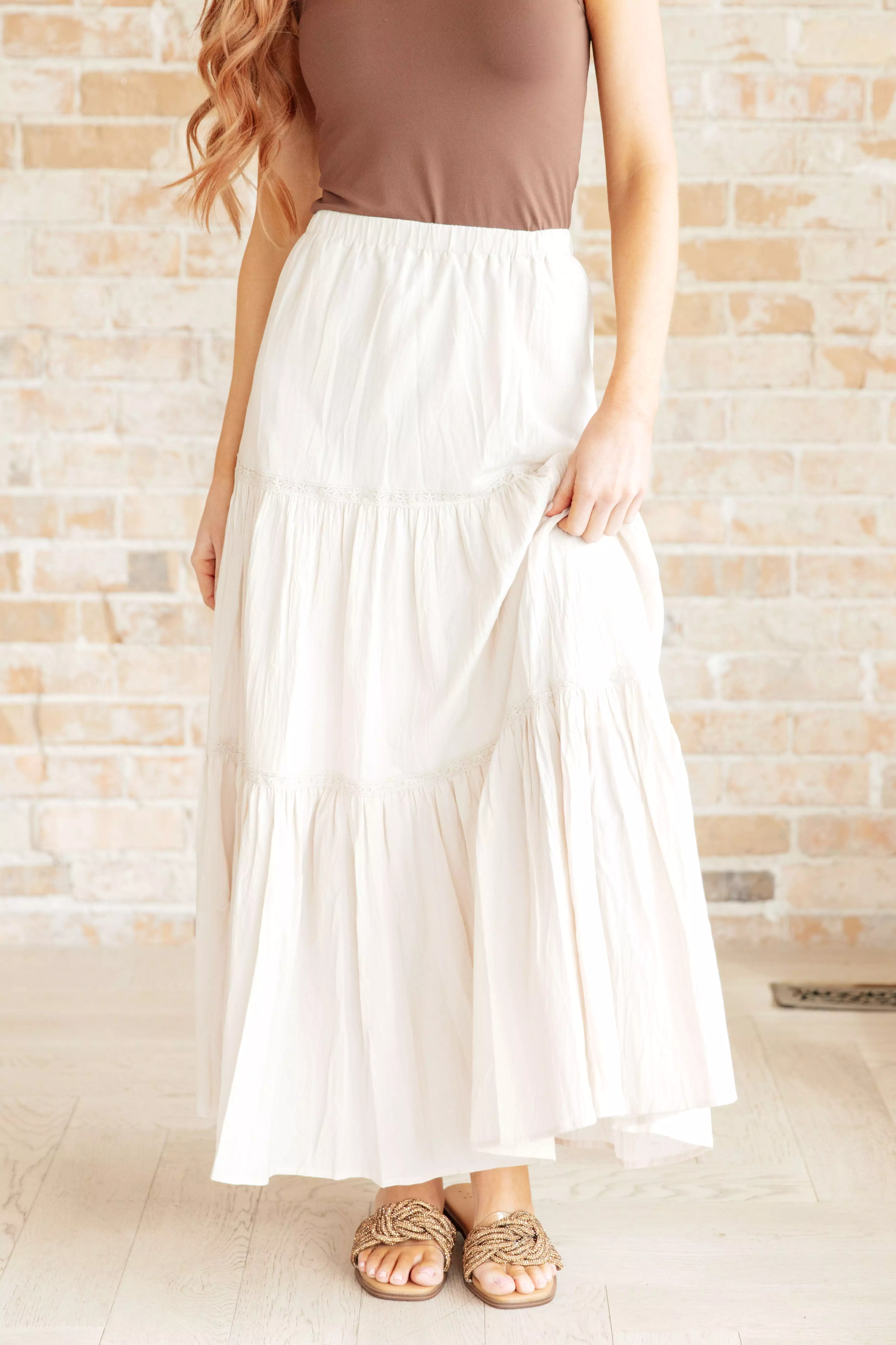 Begin Tiered Maxi Skirt: Shop Now for Stylish and Versatile Maxi Skirts