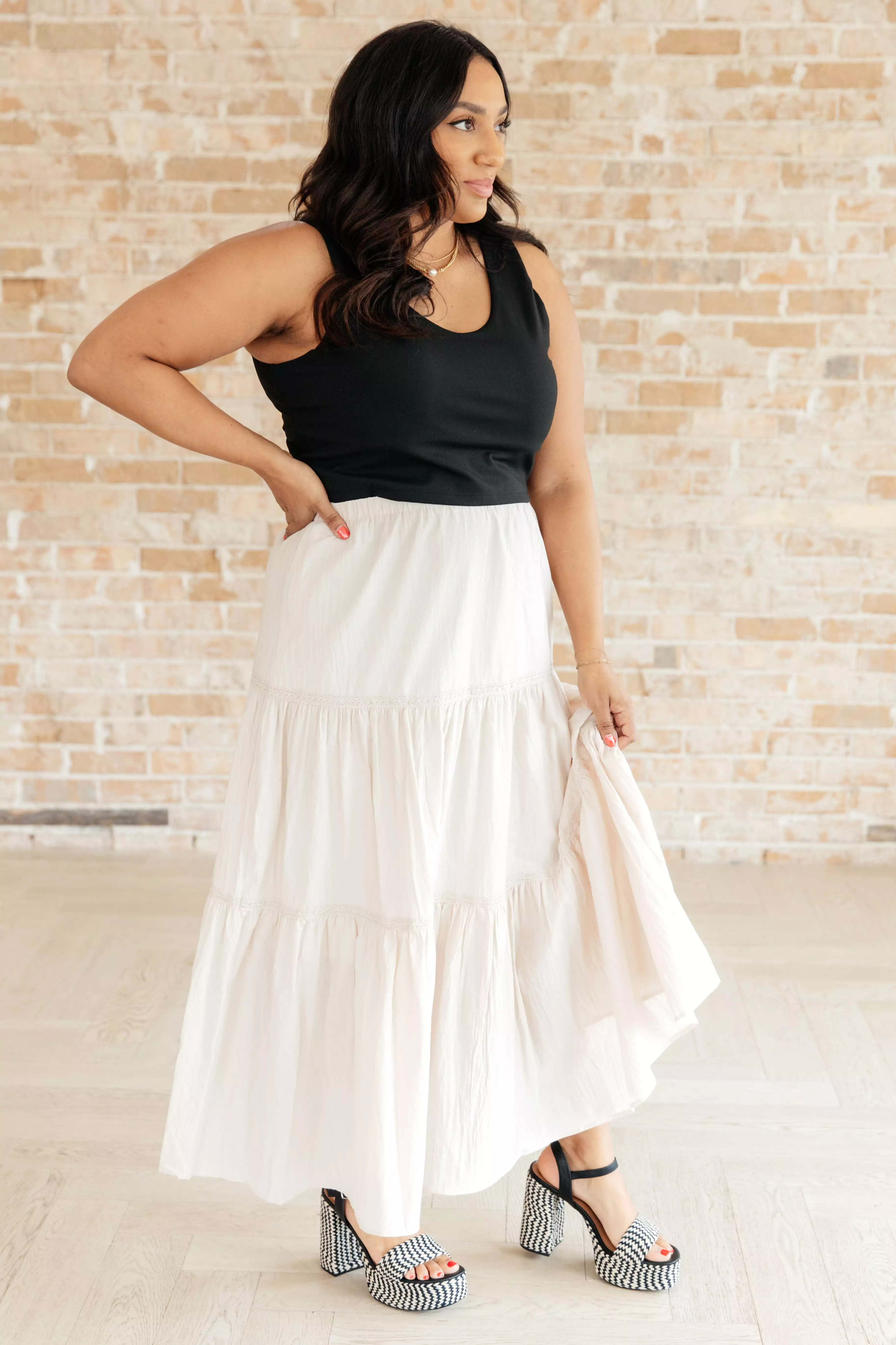 Begin Tiered Maxi Skirt: Shop Now for Stylish and Versatile Maxi Skirts