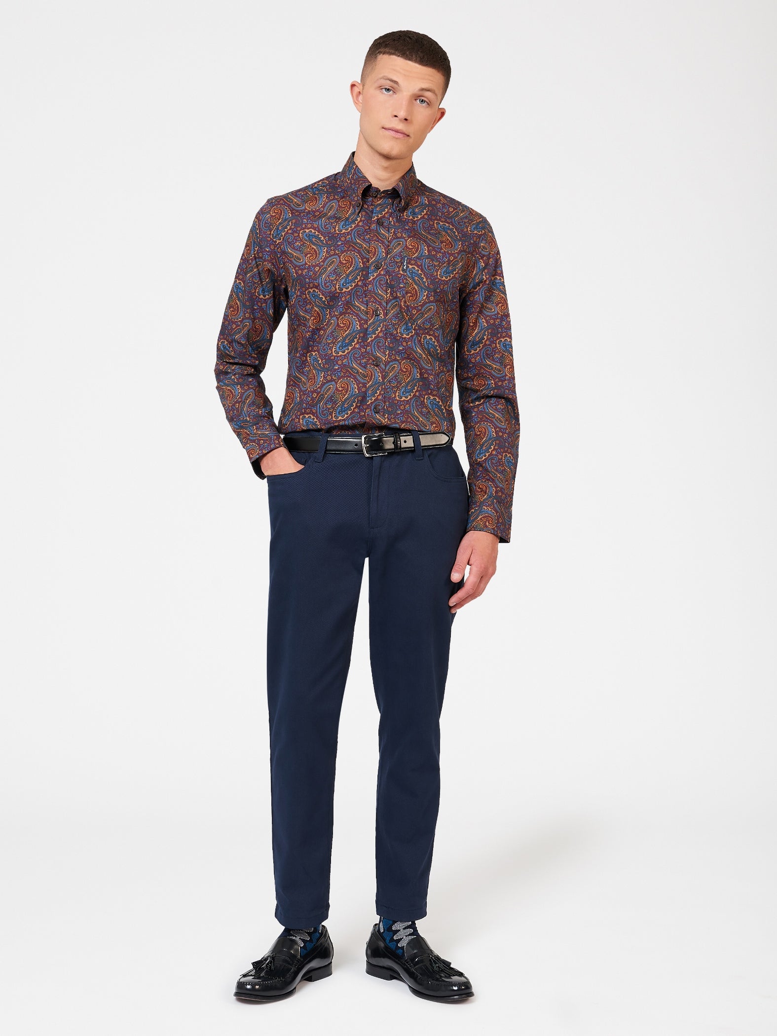 Ben Sherman Men's Paisley Print Shirt