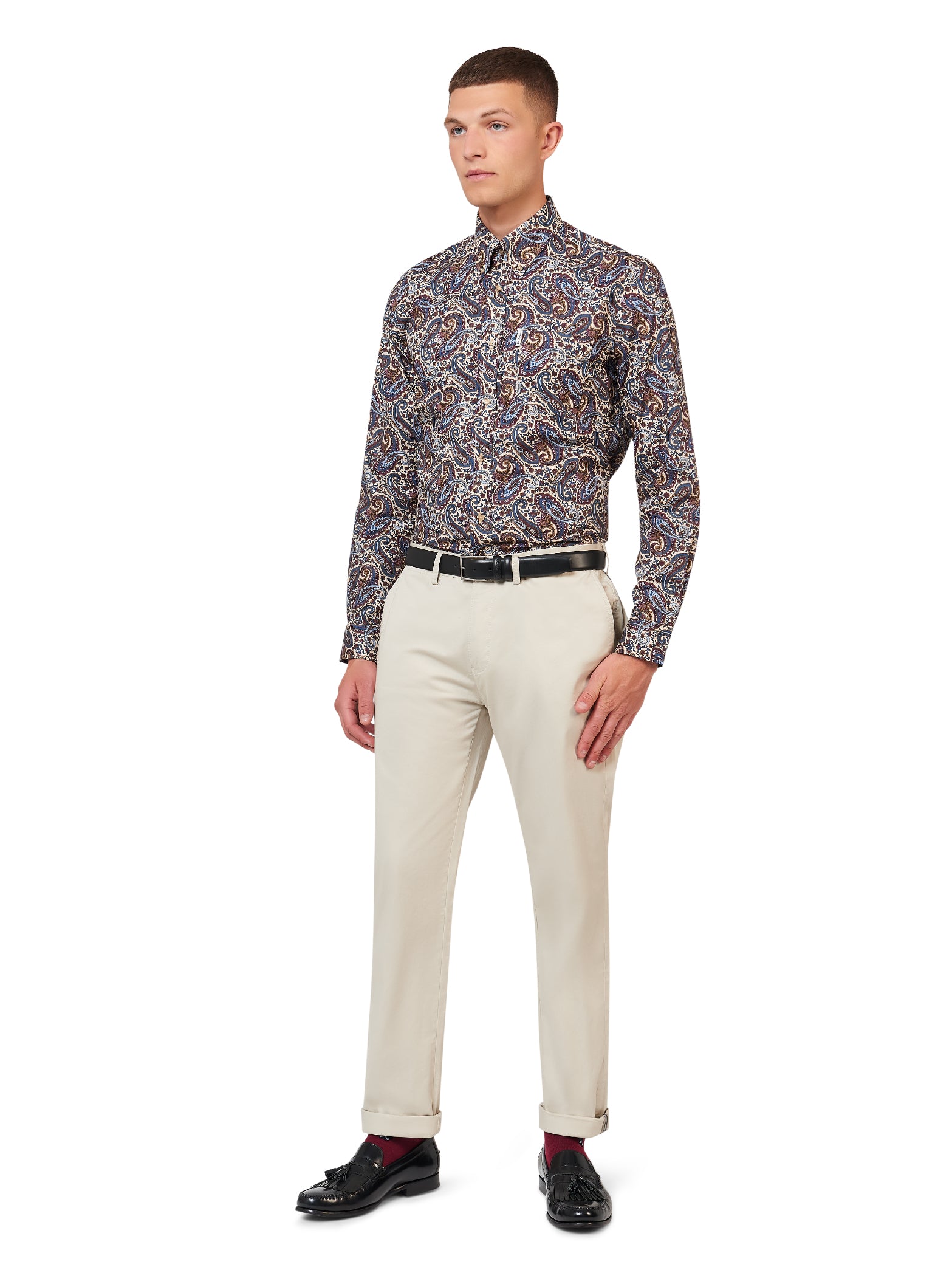 Ben Sherman Men's Paisley Print Shirt