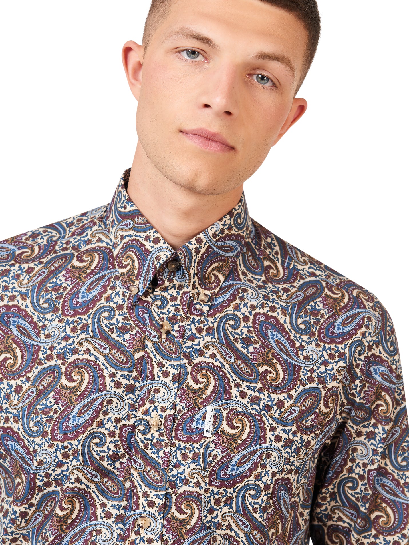 Ben Sherman Men's Paisley Print Shirt