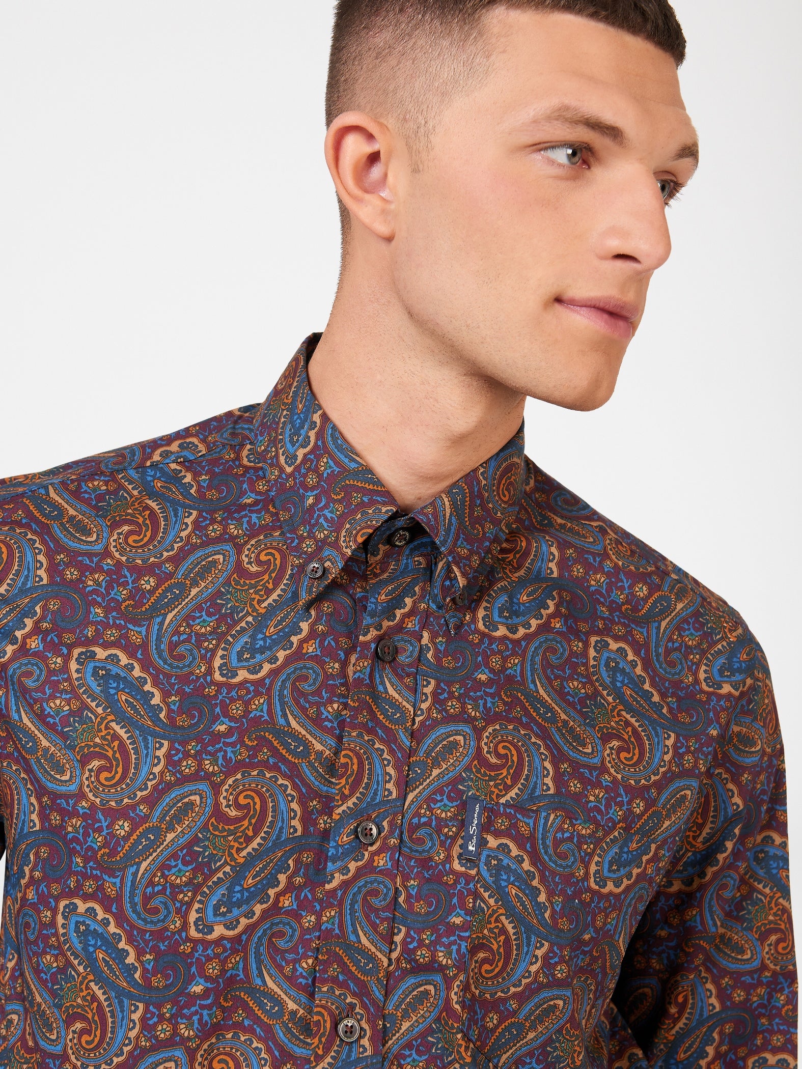 Ben Sherman Men's Paisley Print Shirt