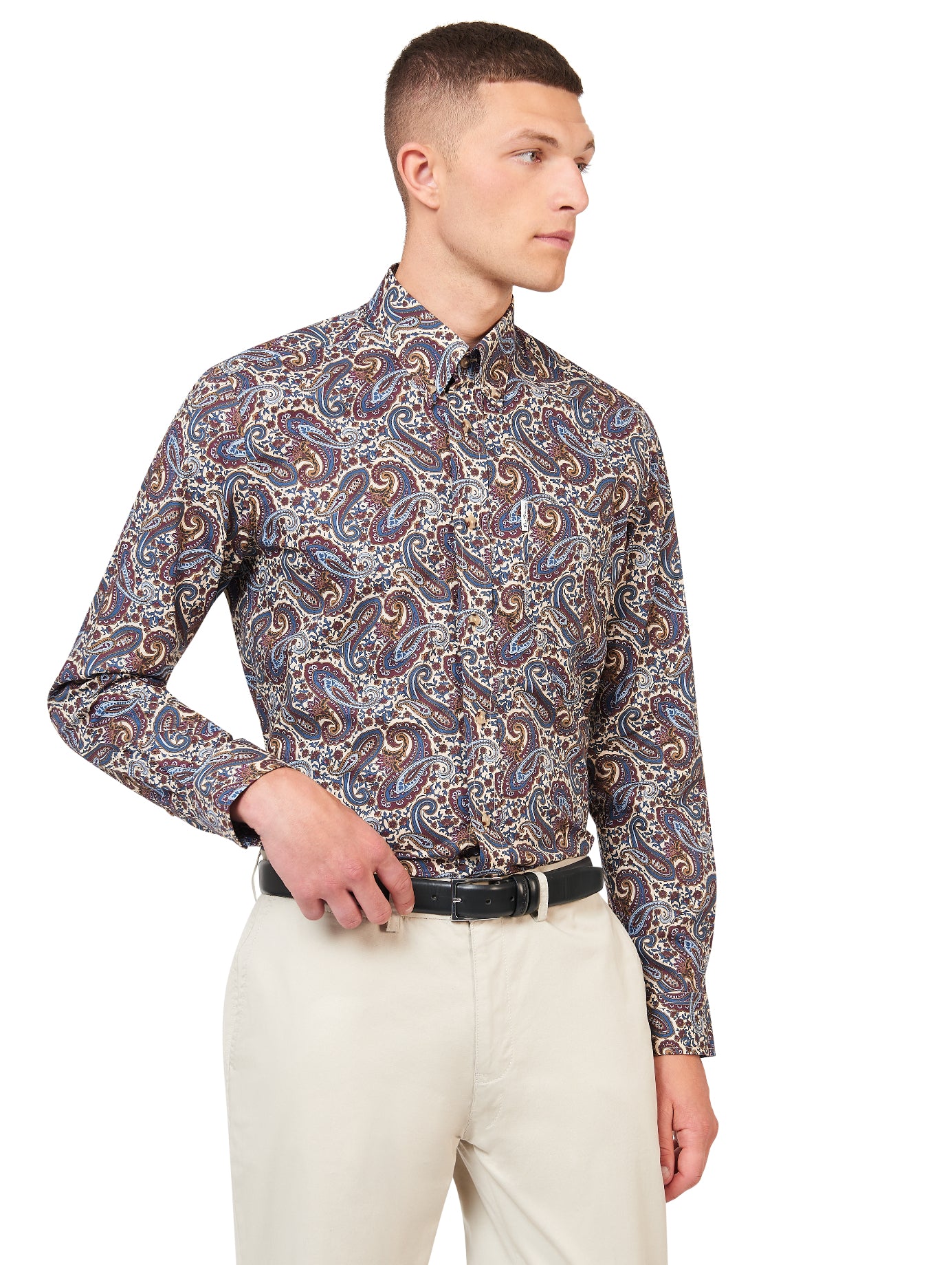 Ben Sherman Men's Paisley Print Shirt