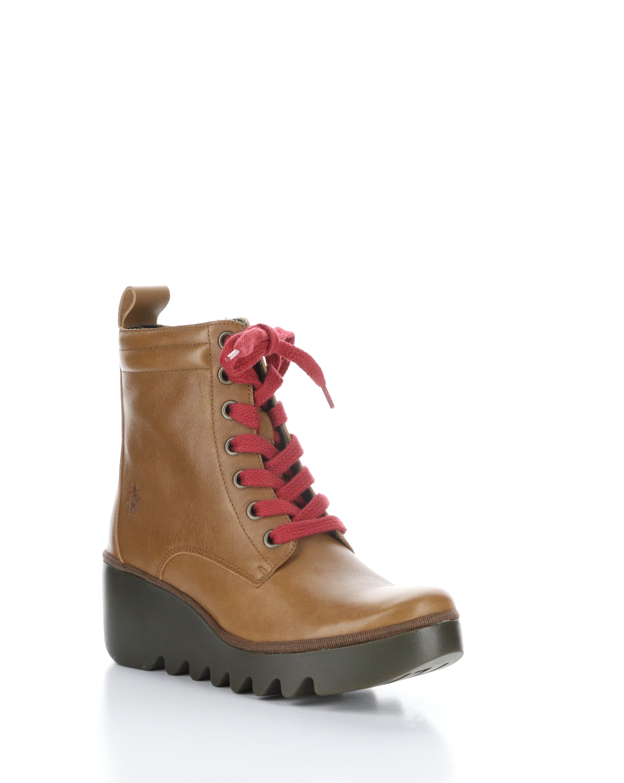 BIAZ329FLY 009 CUOIO Leather Lace-up Boots.