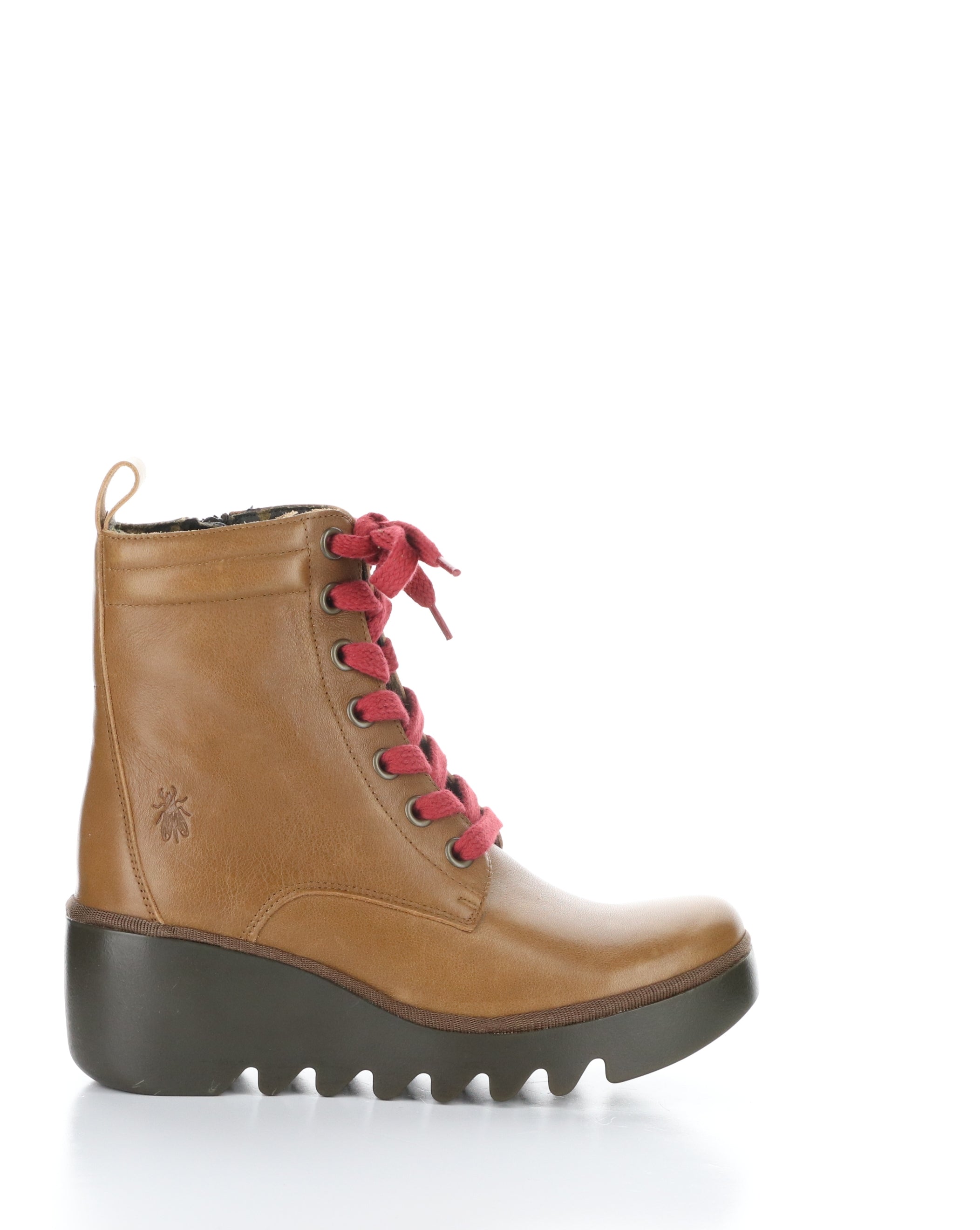 BIAZ329FLY 009 CUOIO Leather Lace-up Boots.