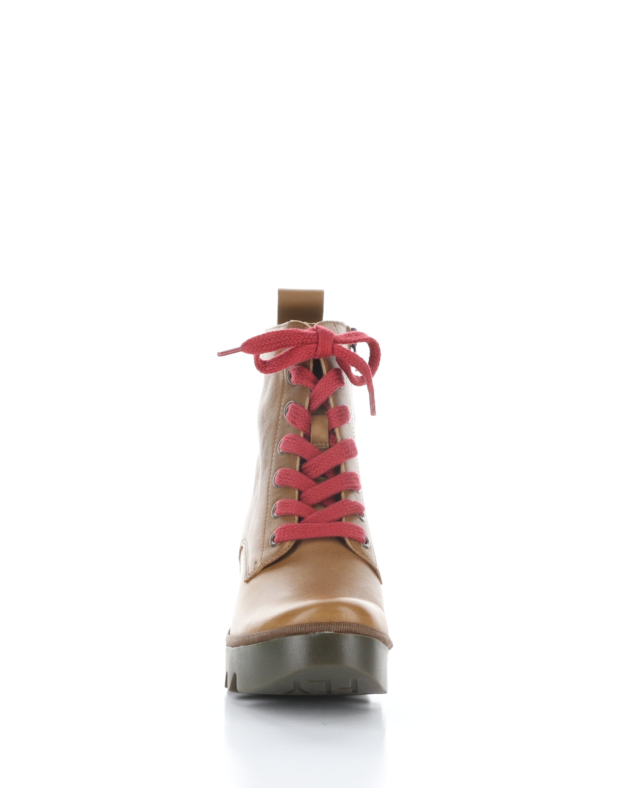 BIAZ329FLY 009 CUOIO Leather Lace-up Boots.