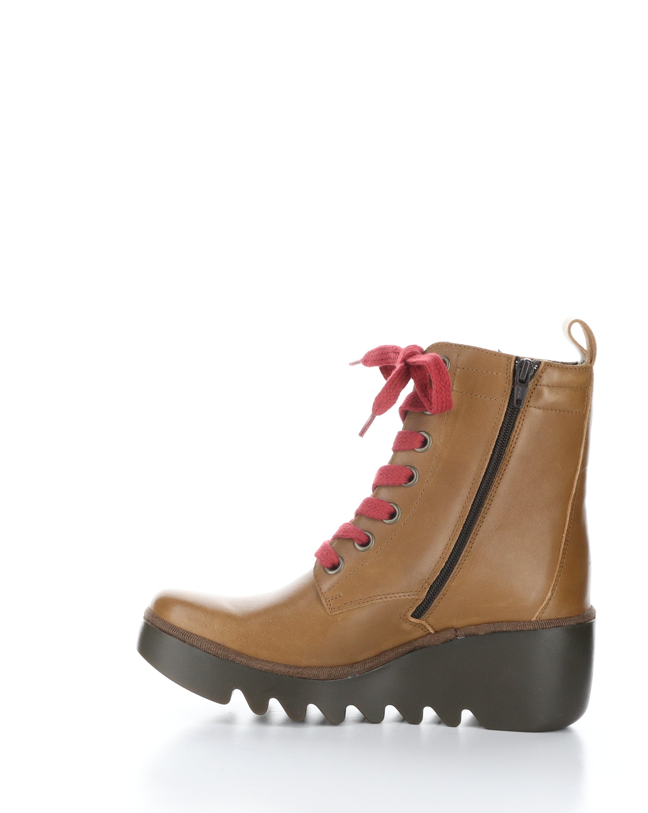 BIAZ329FLY 009 CUOIO Leather Lace-up Boots.