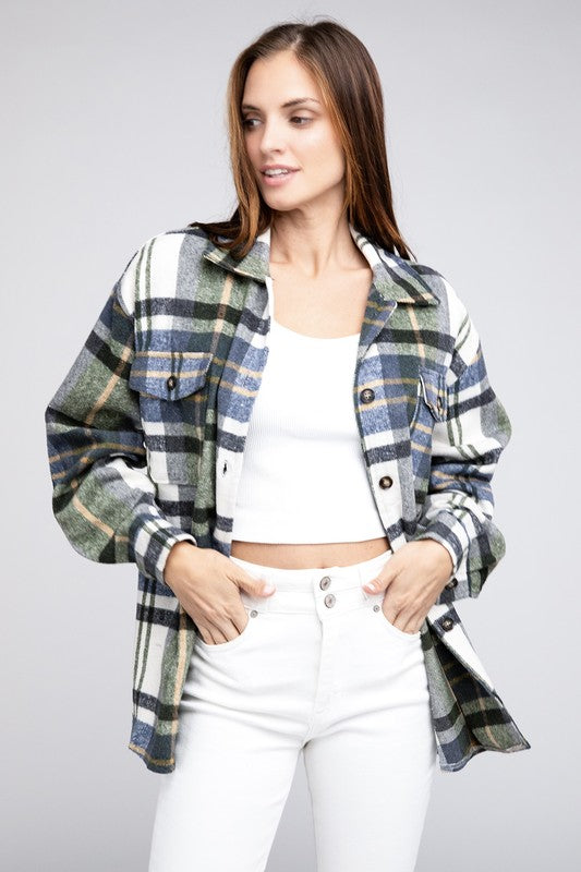 Bibi Textured Shirts - Big Checkered Prints