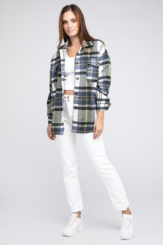 Bibi Textured Shirts - Big Checkered Prints