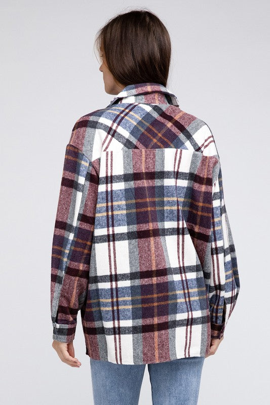 Bibi Textured Shirts - Big Checkered Prints