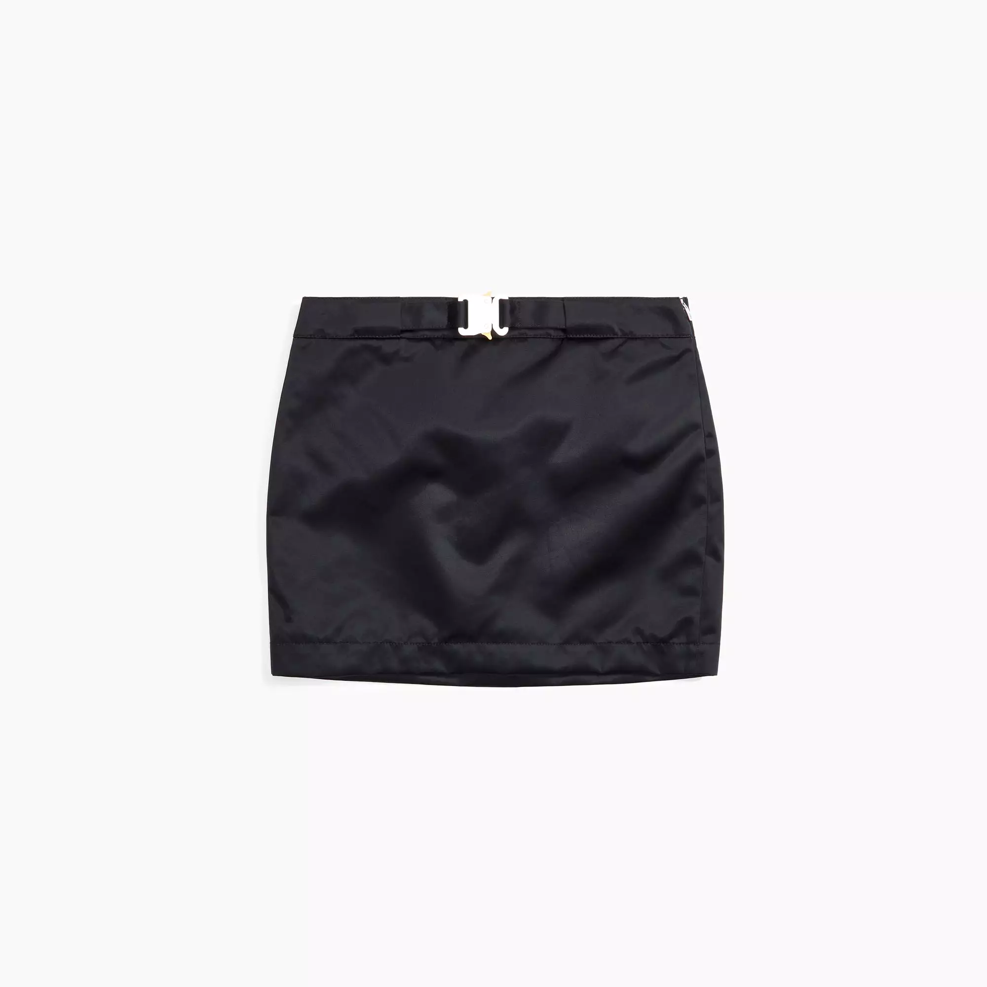 Black Buckle Satin Skirt by 1017 ALYX 9SM