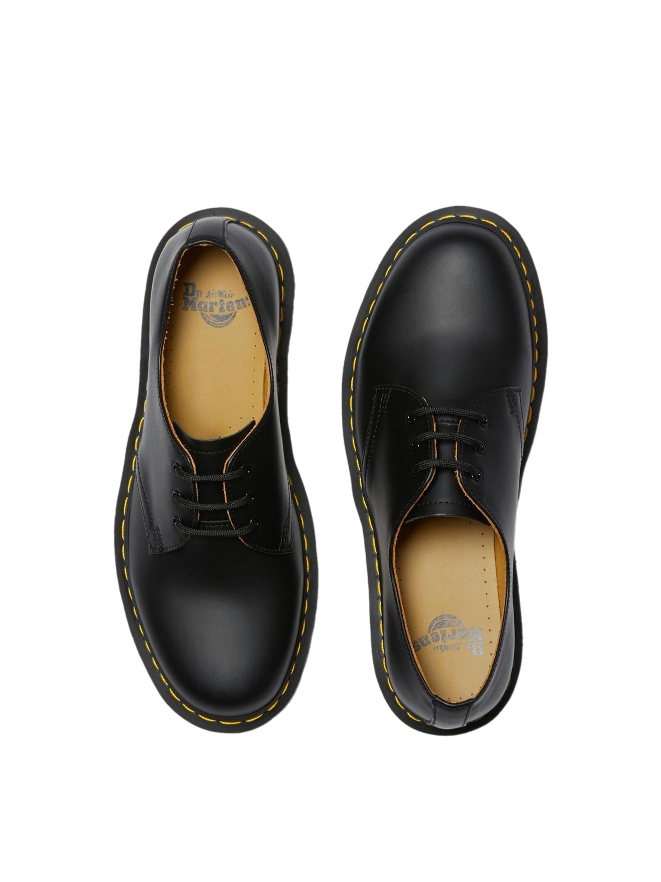 Black Dr. Martens 1461 Smooth Leather Shoes