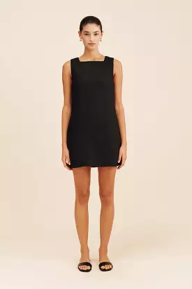 Black Emma Shift Dress