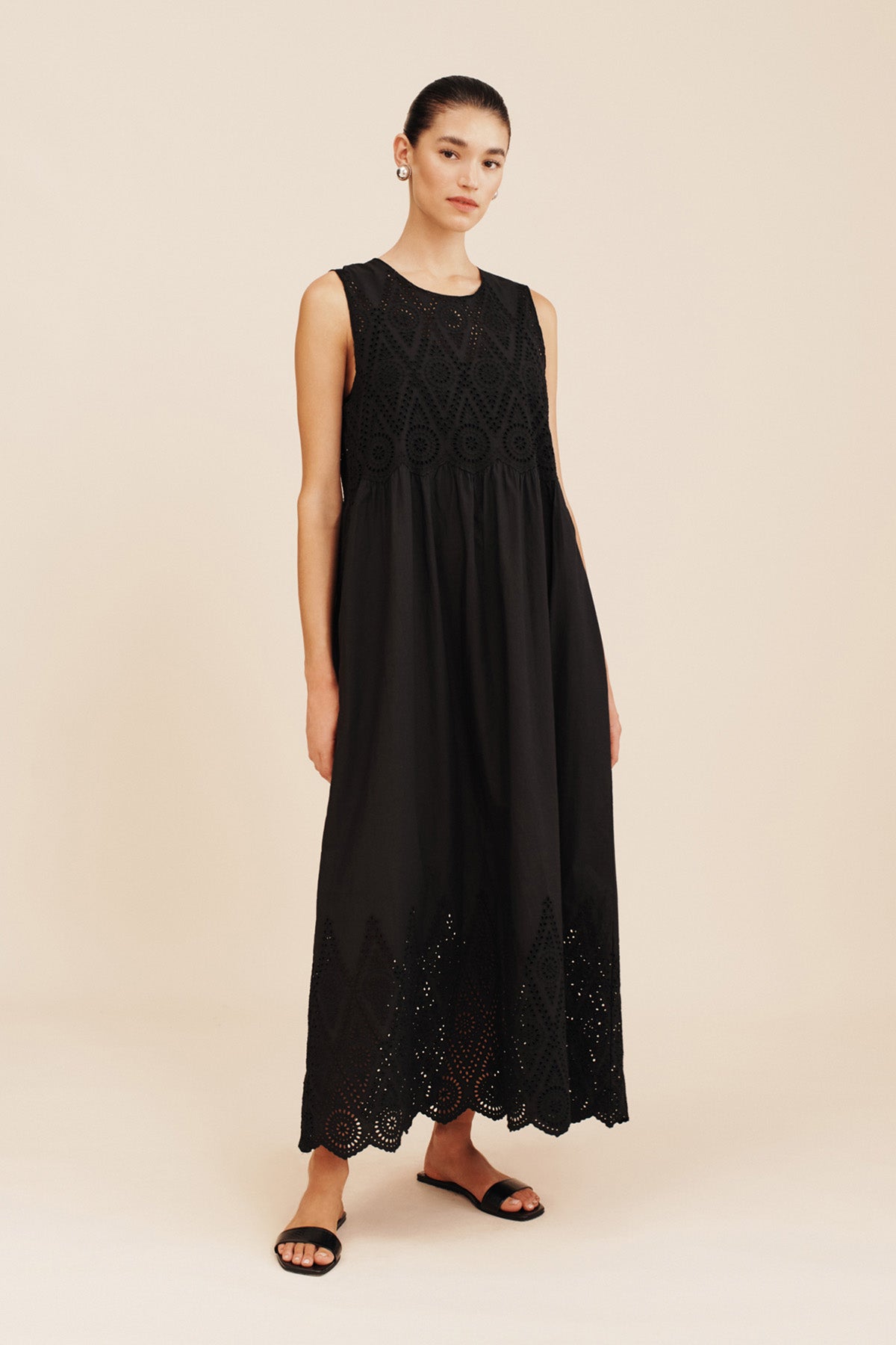 Black Louisa Shift Dress