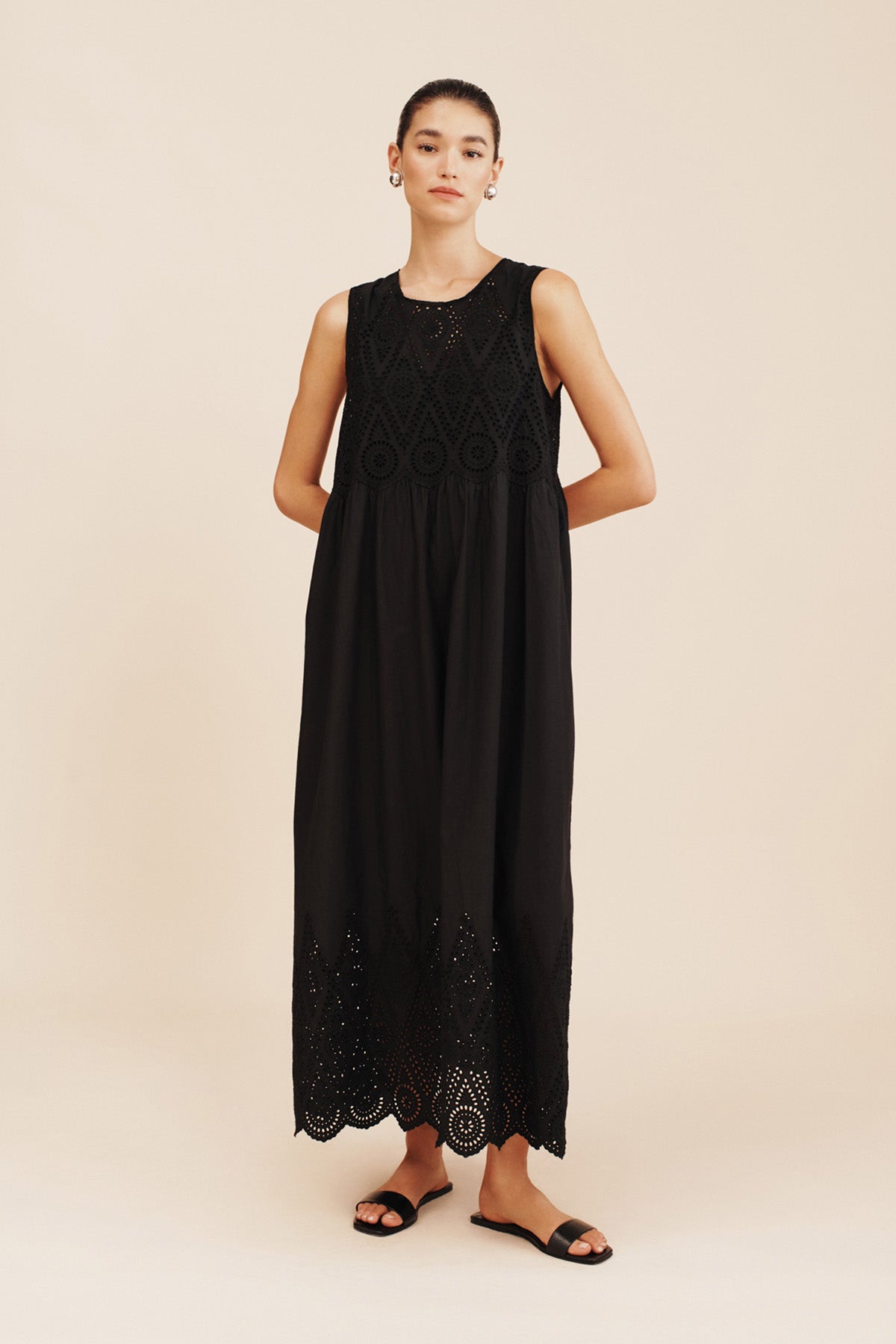 Black Louisa Shift Dress