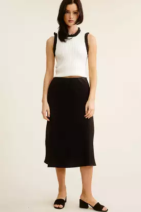 Black Midi Skirt