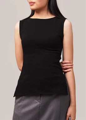 Black Tank Top for Online Meetings