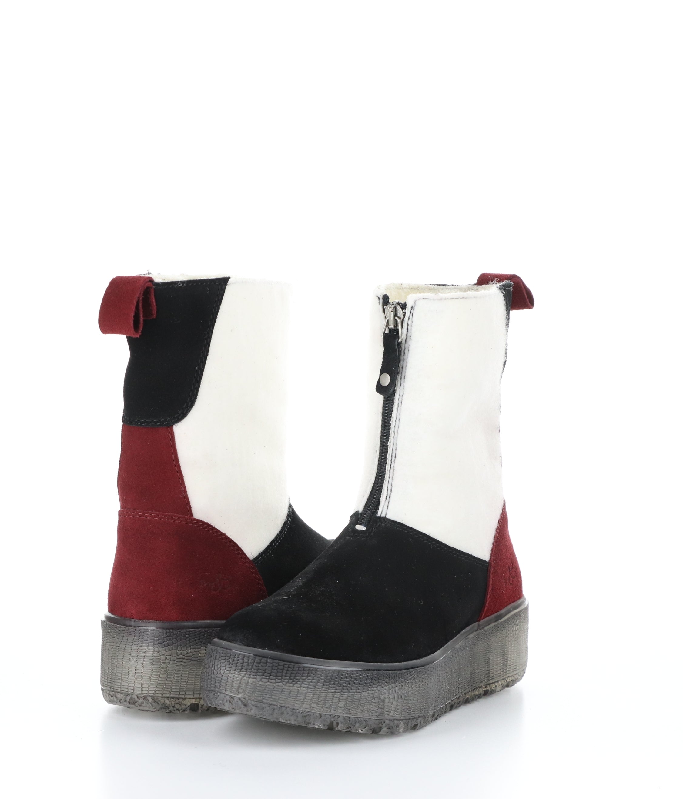 Black/Marble/Sangria Round Toe Boots | Shop IGNITE Footwear