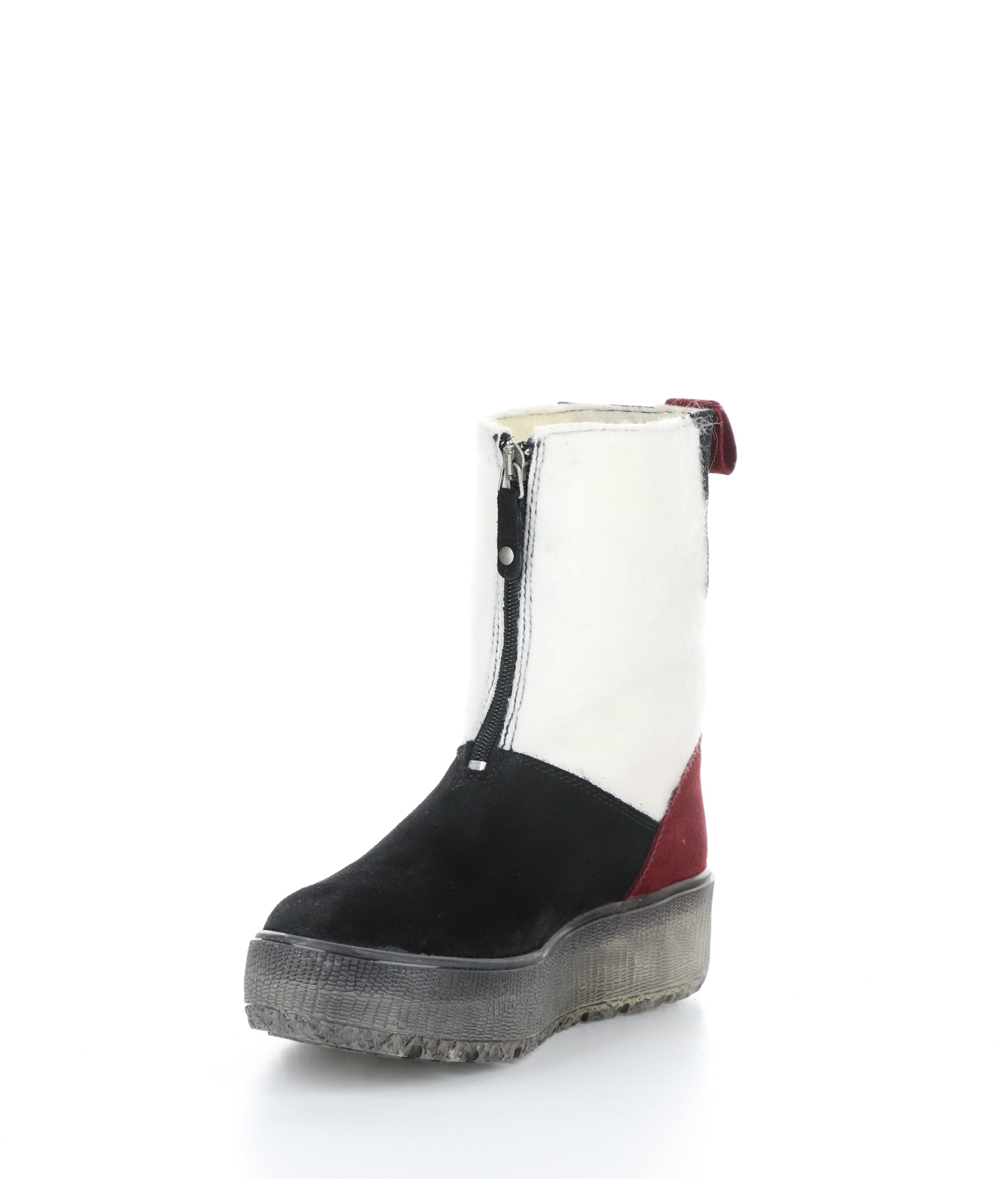 Black/Marble/Sangria Round Toe Boots | Shop IGNITE Footwear