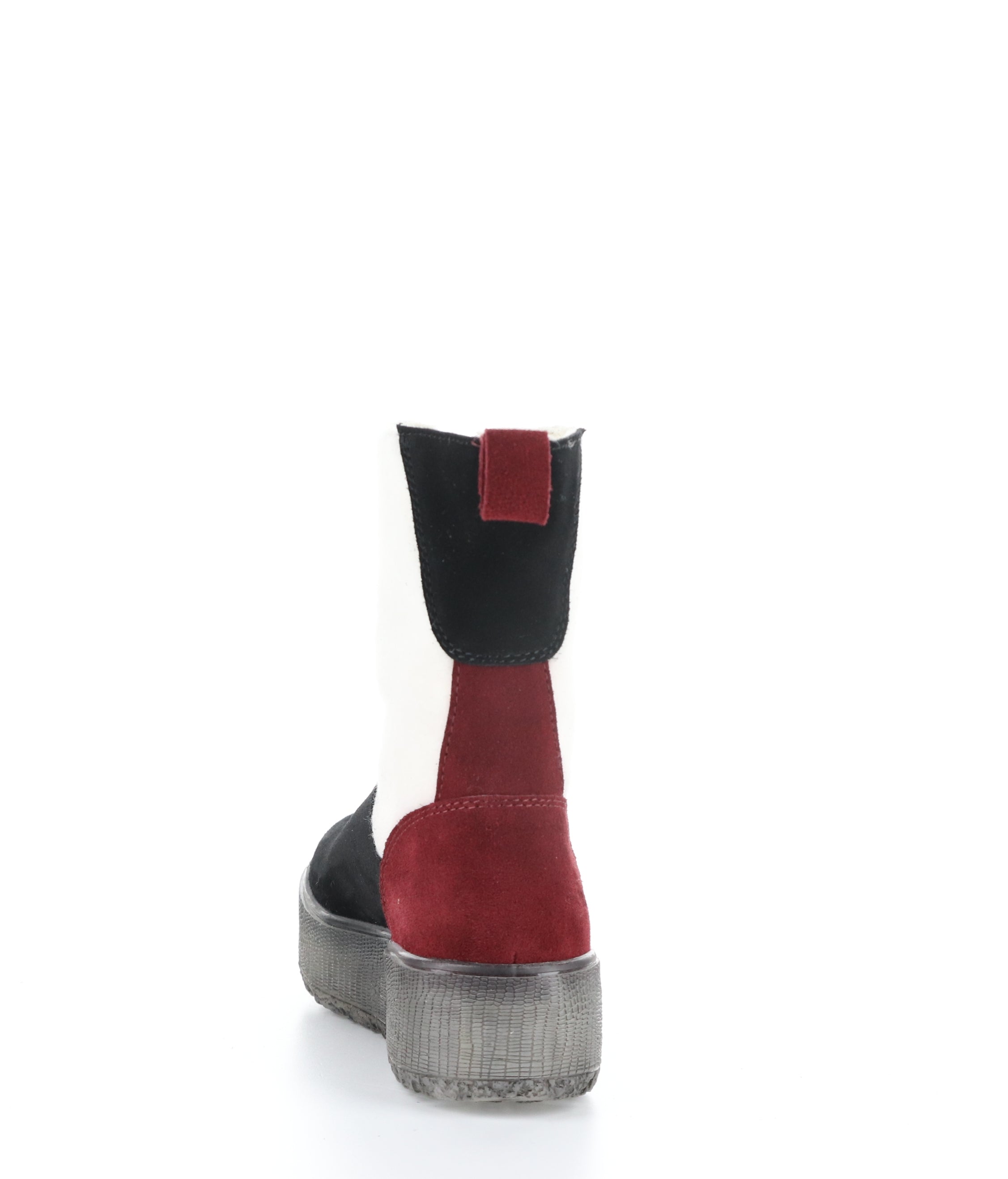 Black/Marble/Sangria Round Toe Boots | Shop IGNITE Footwear