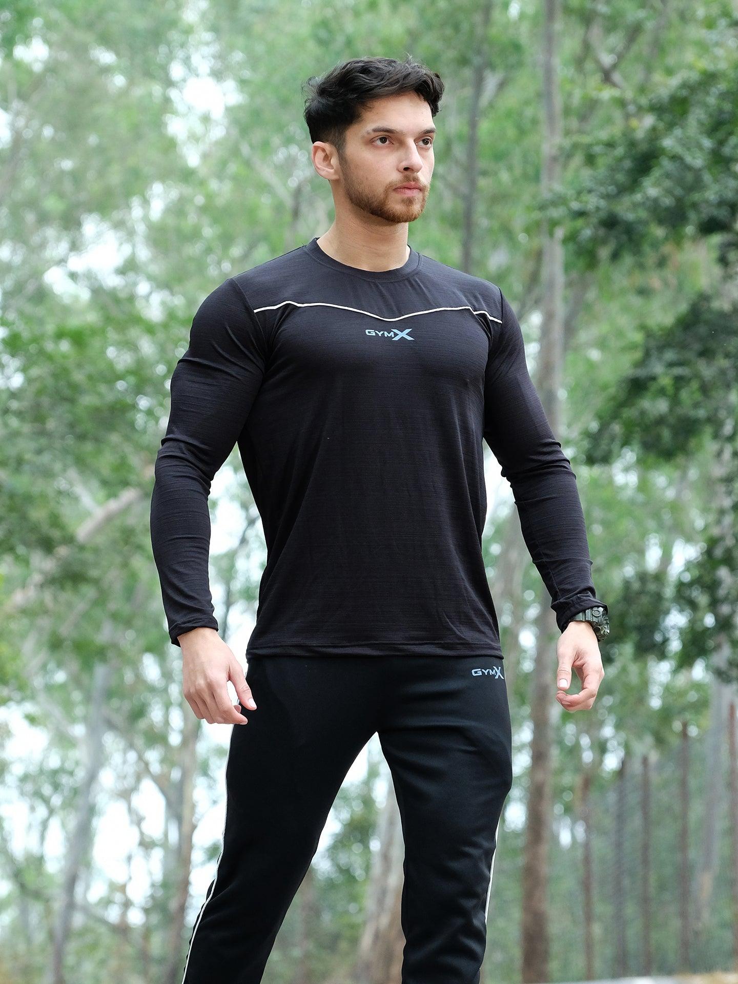 Blade Full Sleeve T-Shirt: Night Black