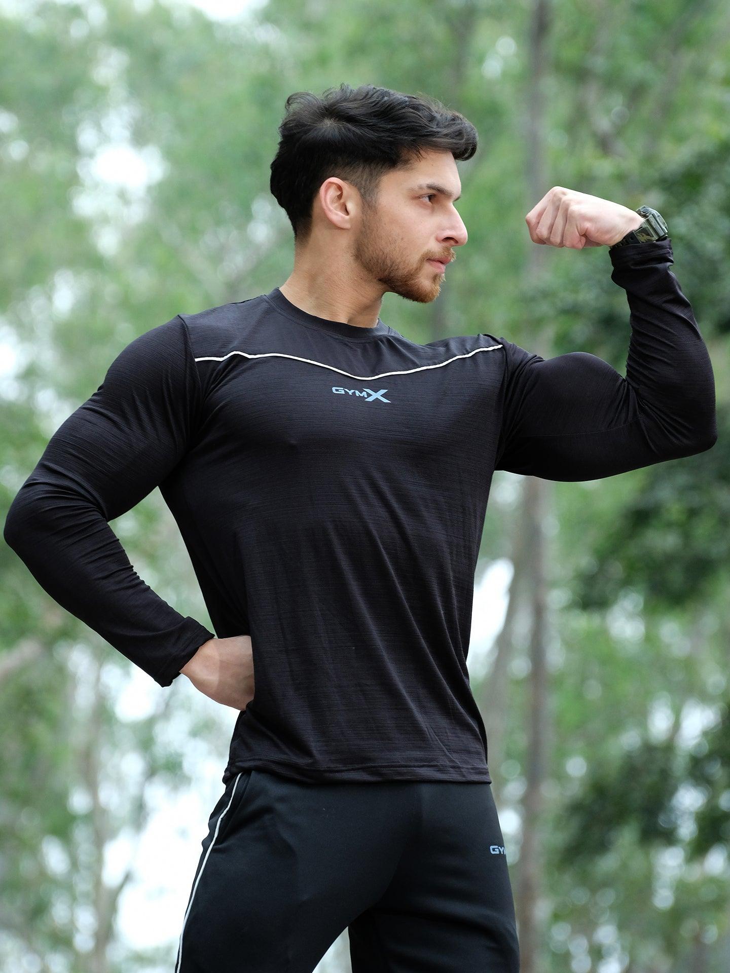 Blade Full Sleeve T-Shirt: Night Black