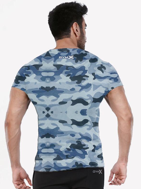 Blue Chaos Camo Tee - Discount