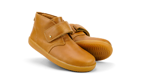 Bobux Caramel Step Up Shoes.