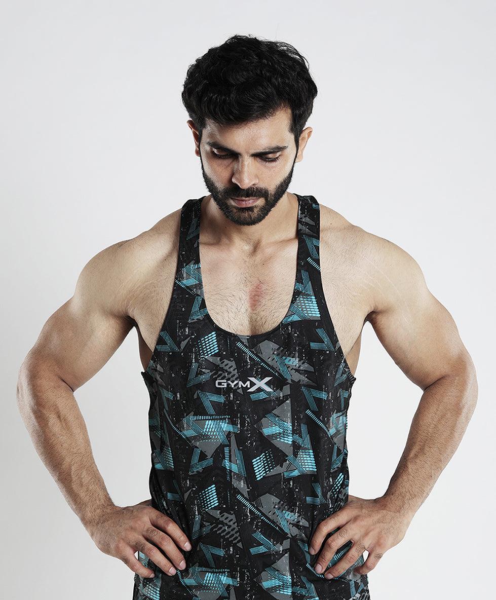 Bolt Blue Camo Stringer (4-way stretch) - Discount