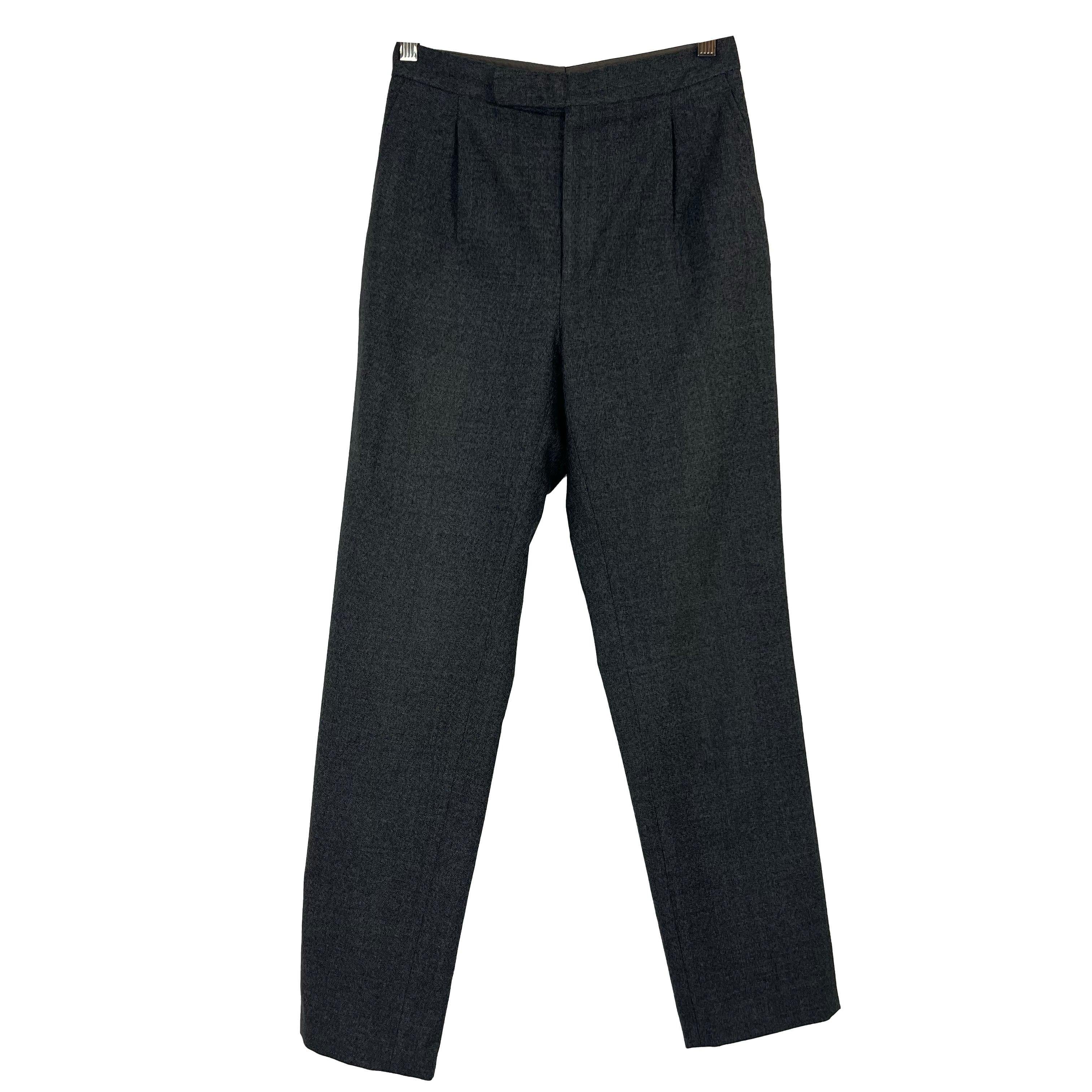 Bottega Veneta Grey Wool Tailored Trousers XXS - Shop now!