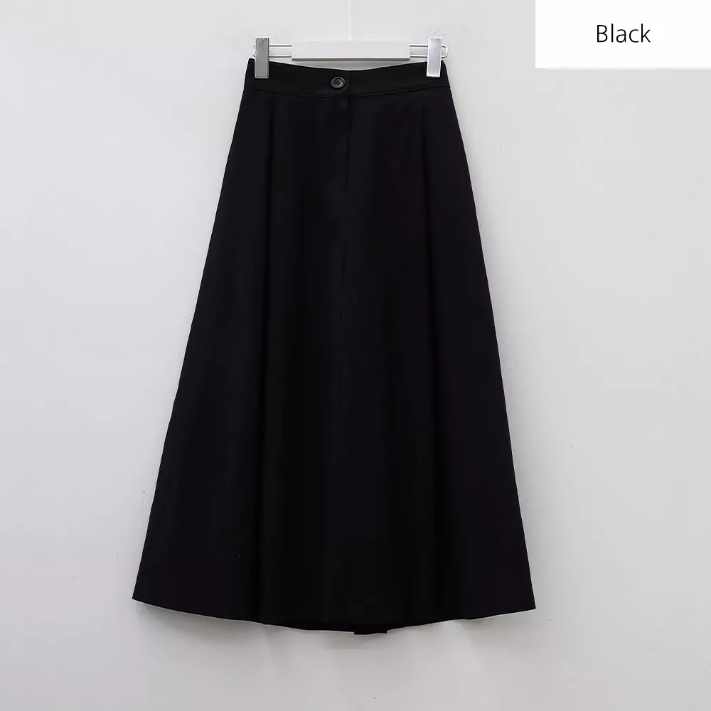 Button Back Banded Maxi Skirt BA22 - Shop Now!