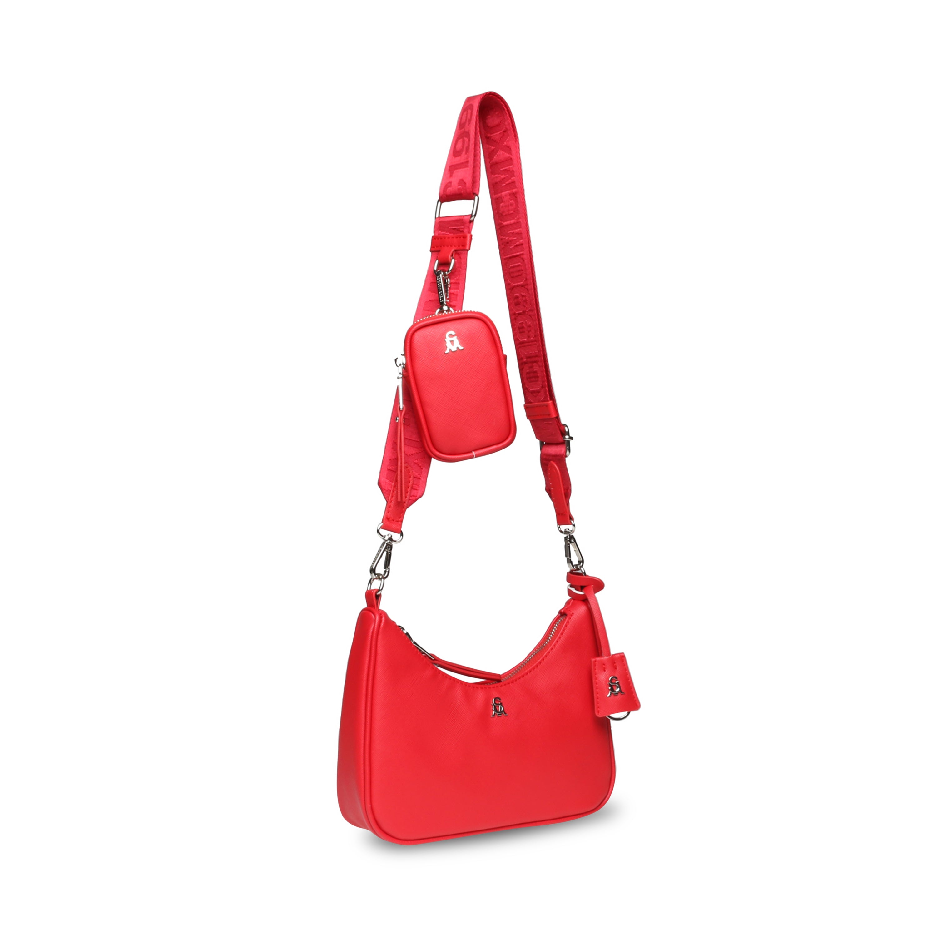 Bvital-S Red Crossbody Bag.