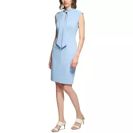 Calvin Klein Tie Neck Shift Dress