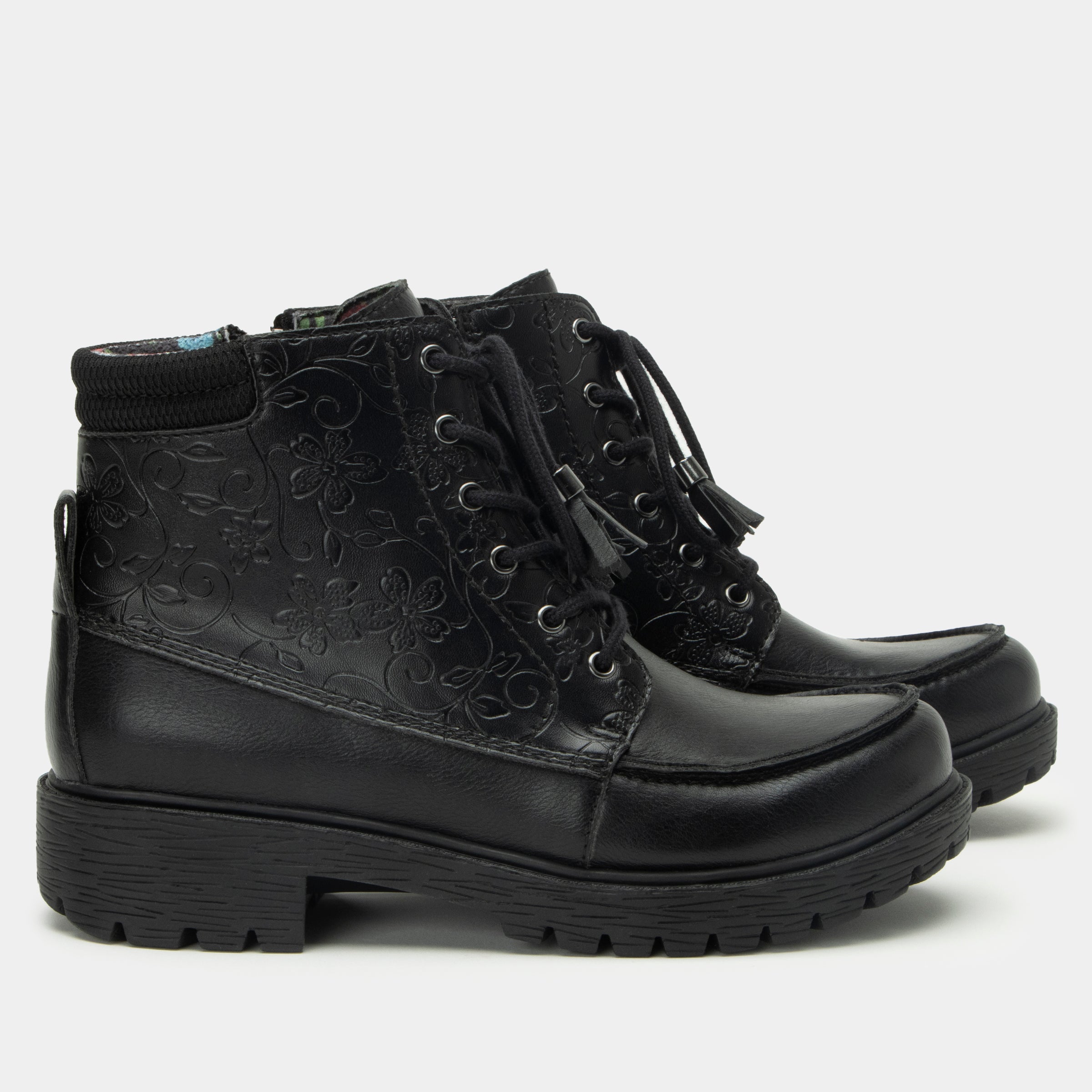 Chevon Embloom Black Boot - Buy Online Now