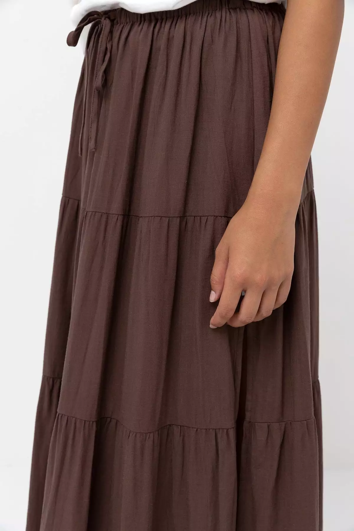 Classic Maxi Skirt with Tiered Design