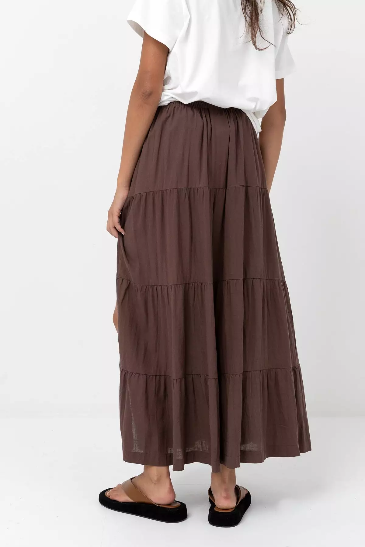 Classic Maxi Skirt with Tiered Design