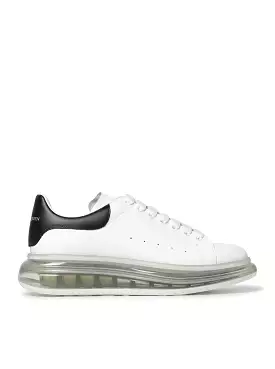 Clear sole sneaker.